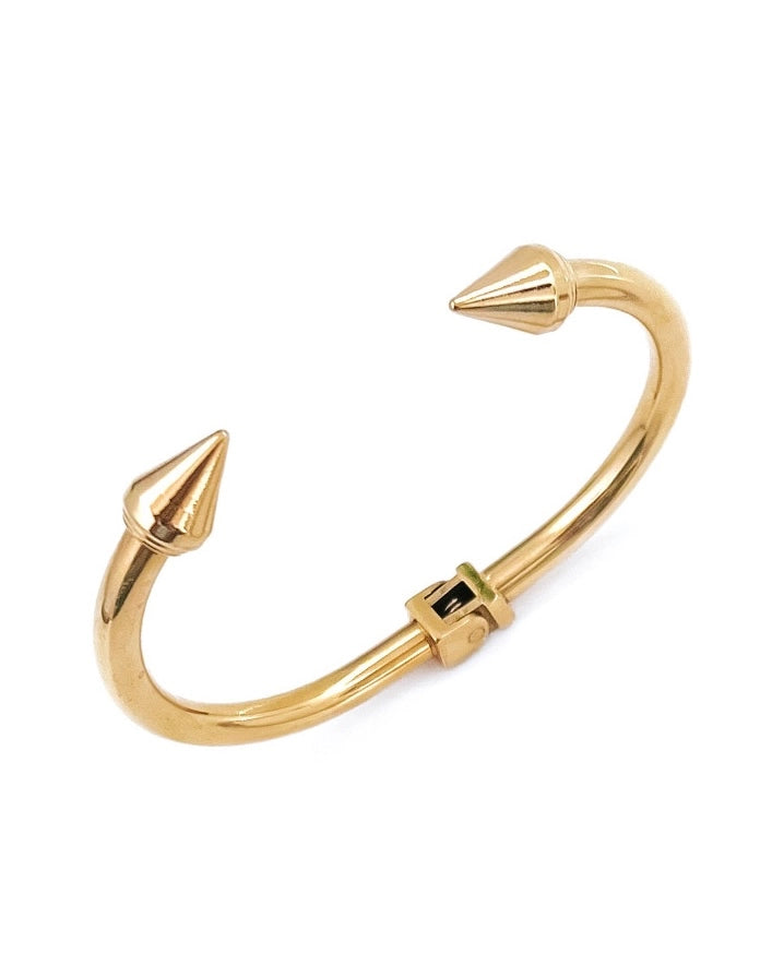 Lars Cone Gold Bangle Bracelet
