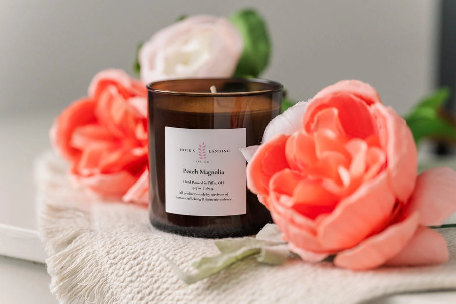Peach Magnolia Candle