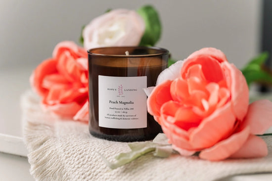 Peach Magnolia Candle