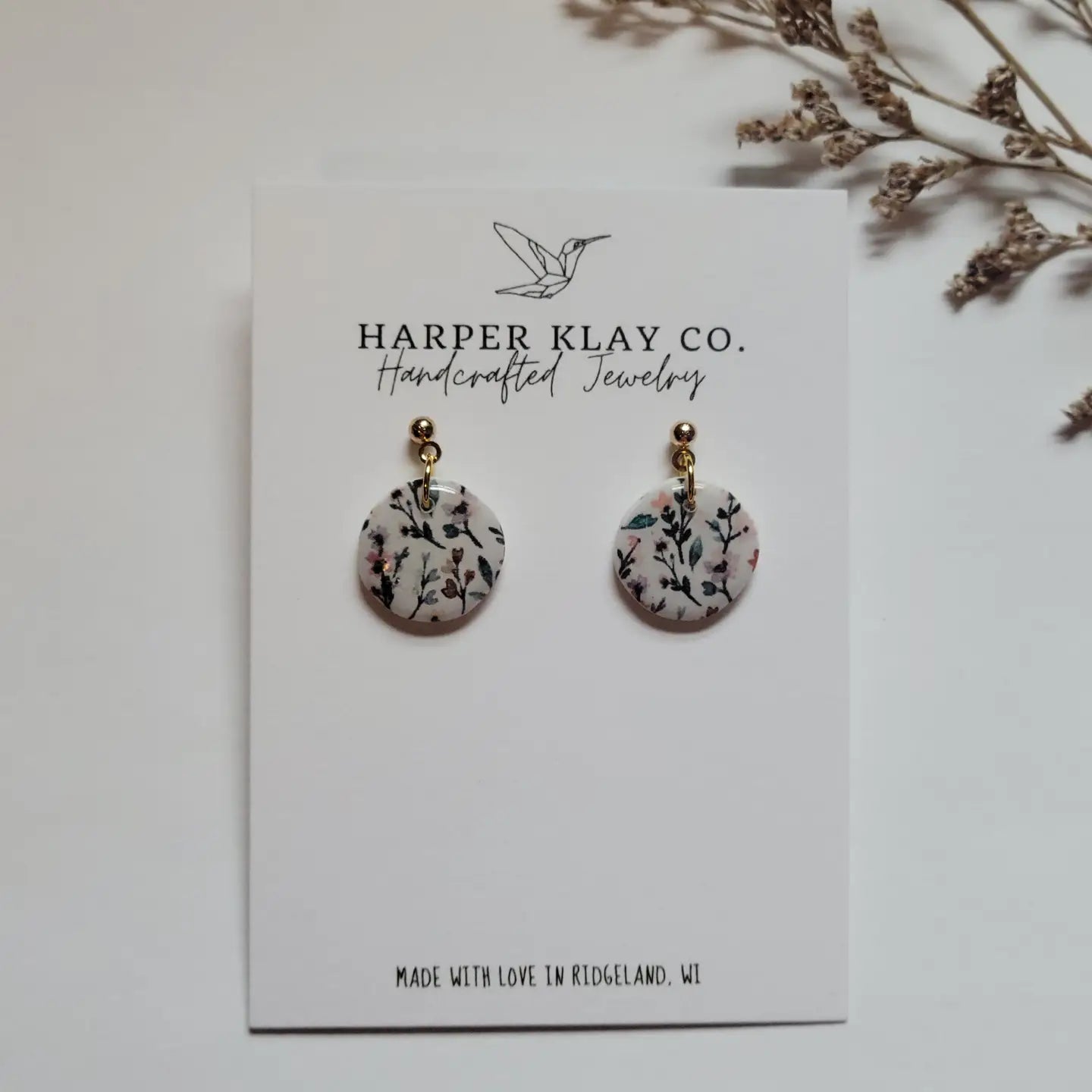 The Lil' Flower Dangles - Polymer Clay Earrings