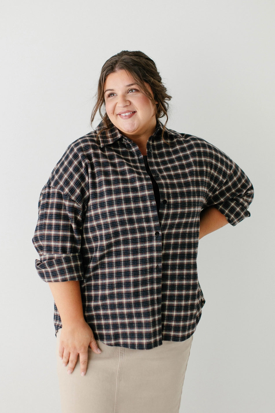 Dakota Plaid Flannel Shacket
