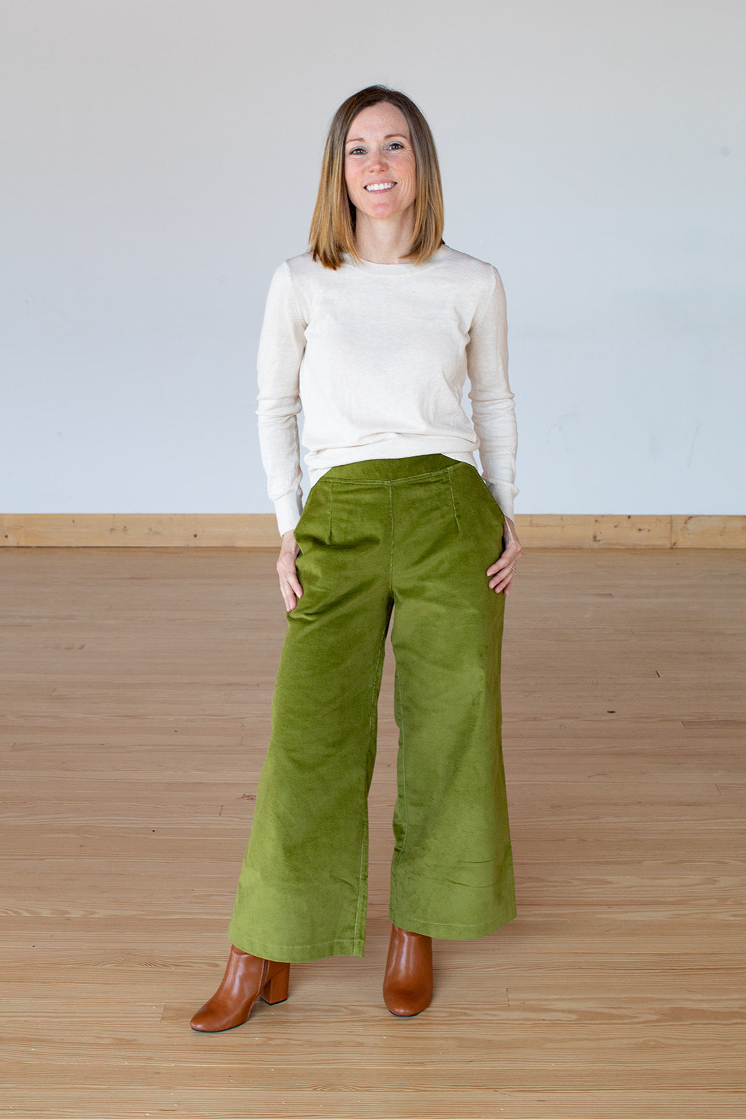 Wide Leg Pant - Jade