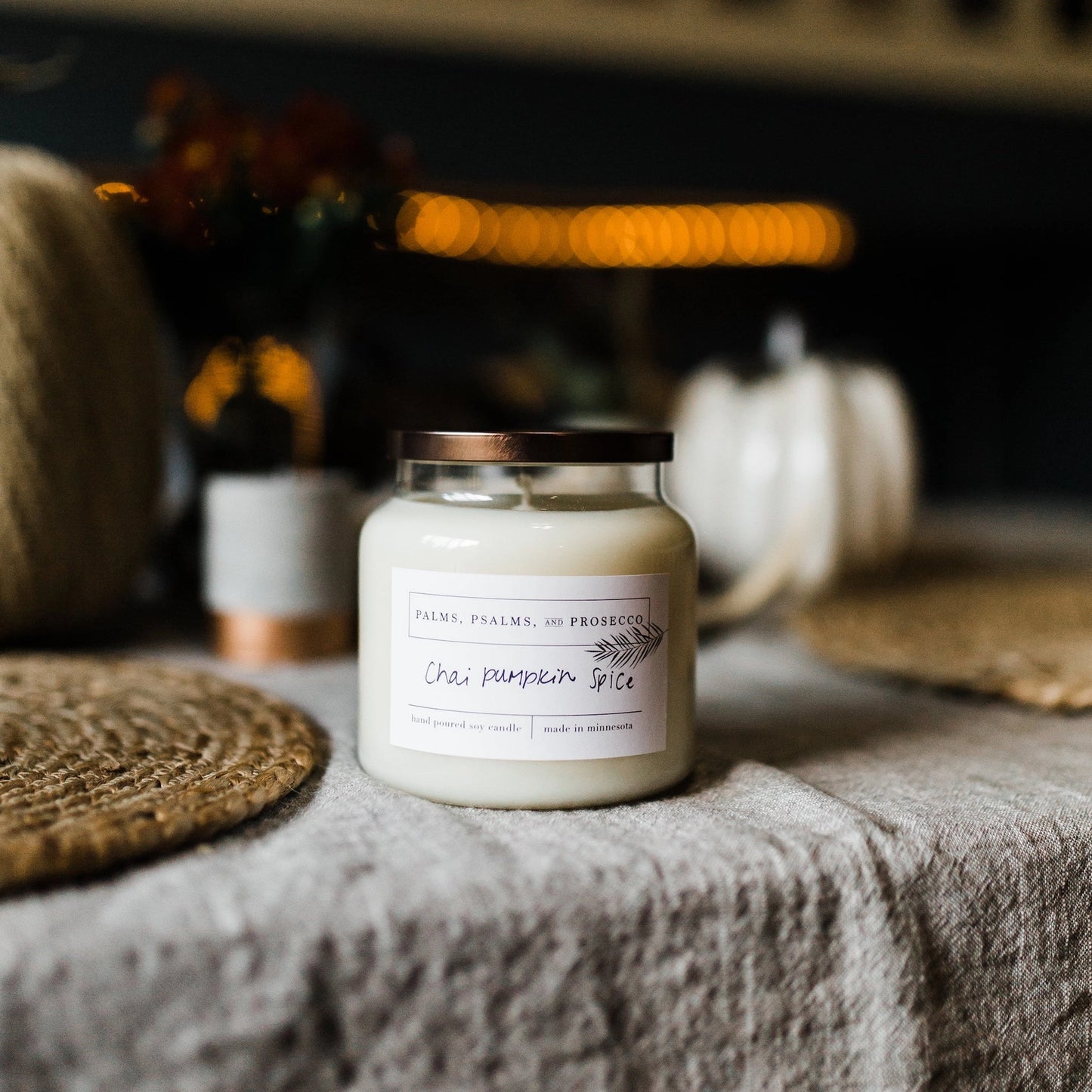Chai Pumpkin Spice Soy Candle | Multiple Sizes