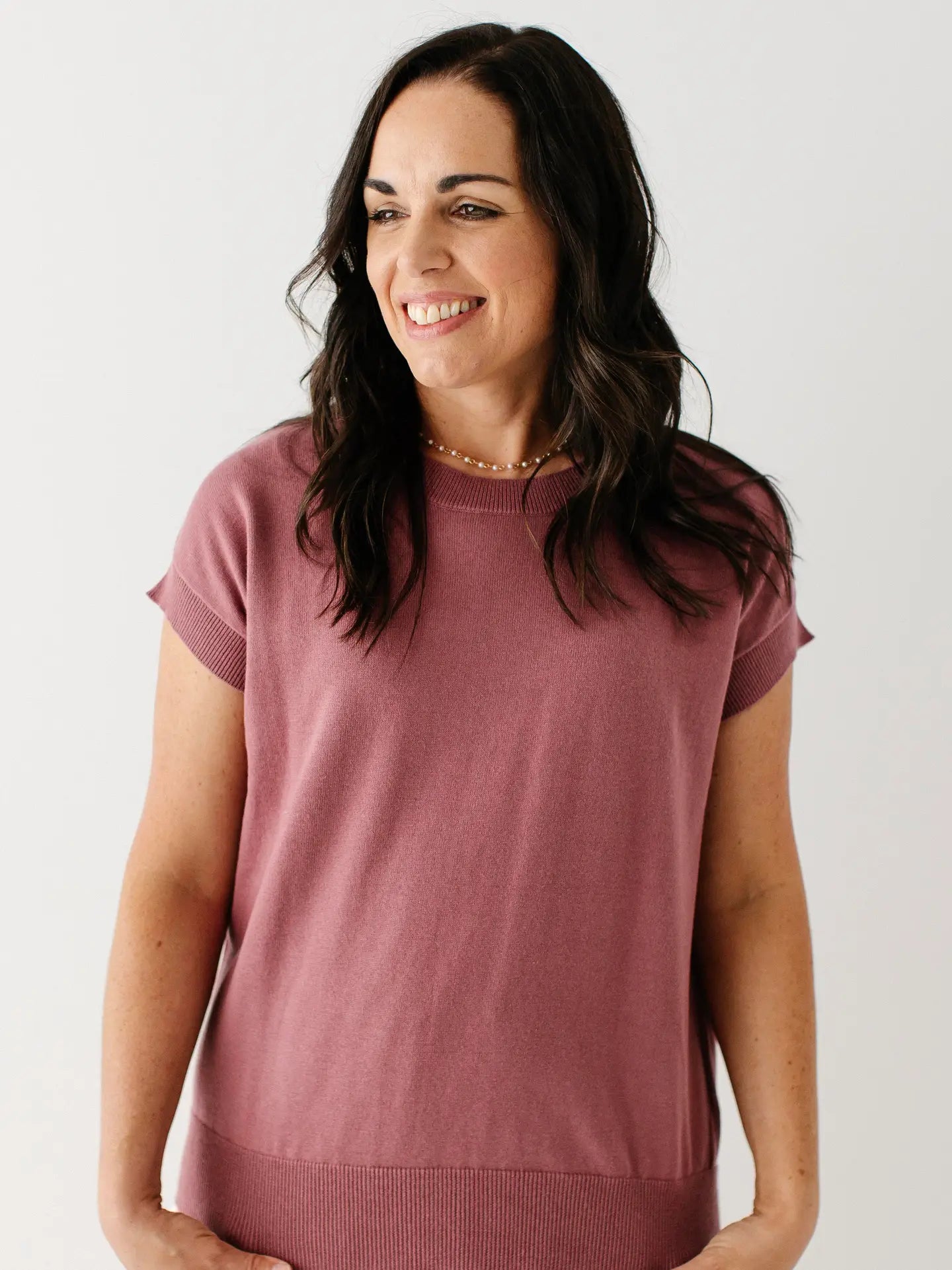 Meredith Classic Cotton Sweater Top