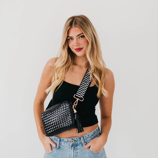 Woven Willow Crossbody Bag - Multiple Colors
