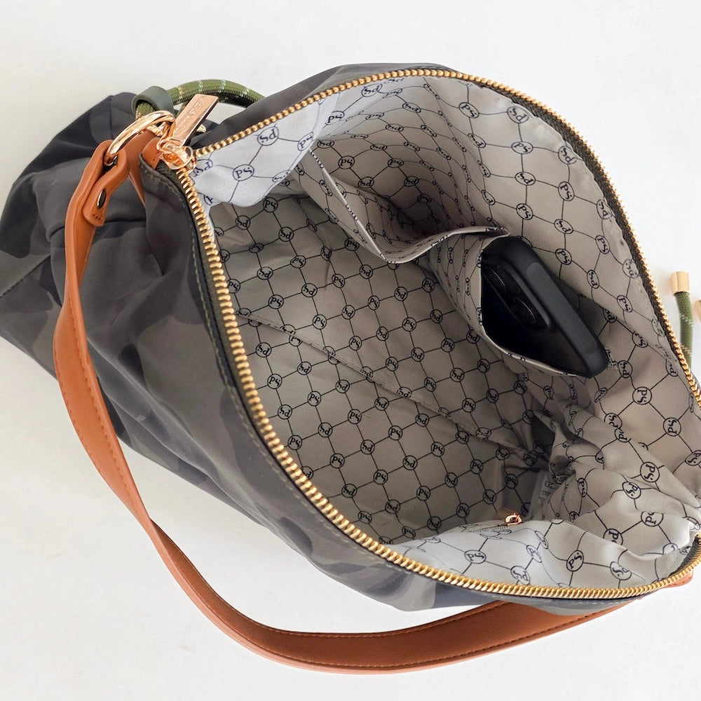 Nikki Nylon Slouchy Shoulder Bag | Multiple Colors