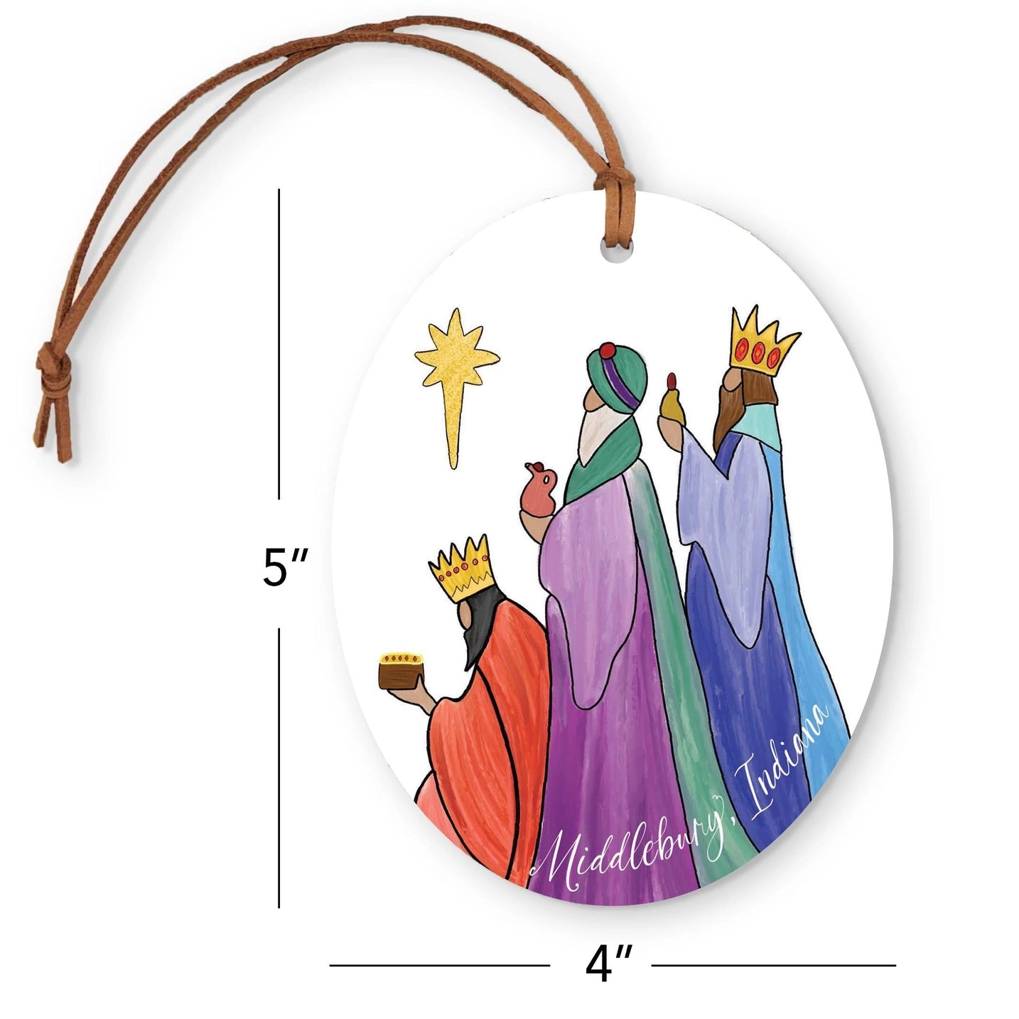 Three Wise Men Christmas Ornament - Middlebury, IN