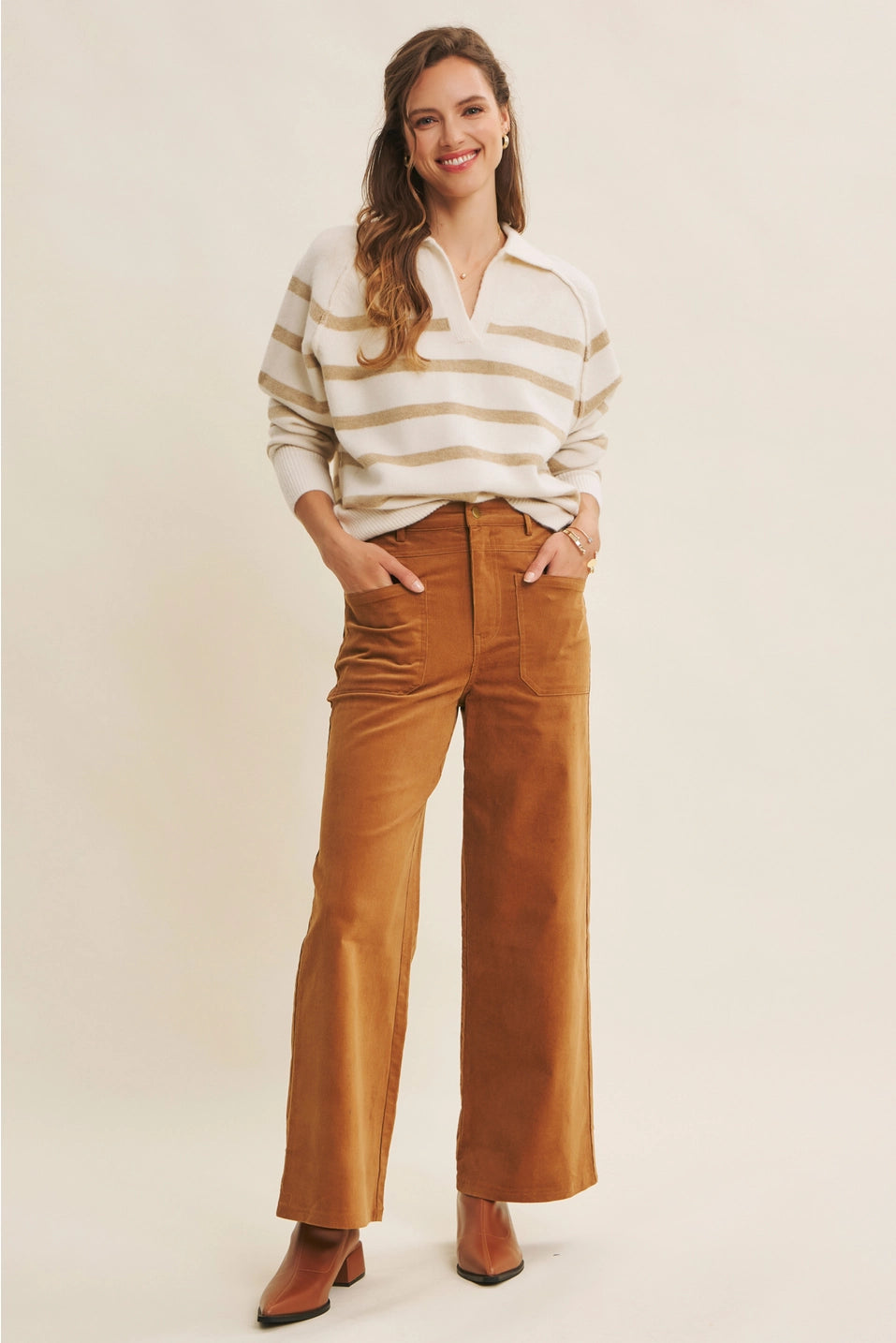 Cozy Classic Stripe Sweater | Multiple Colors