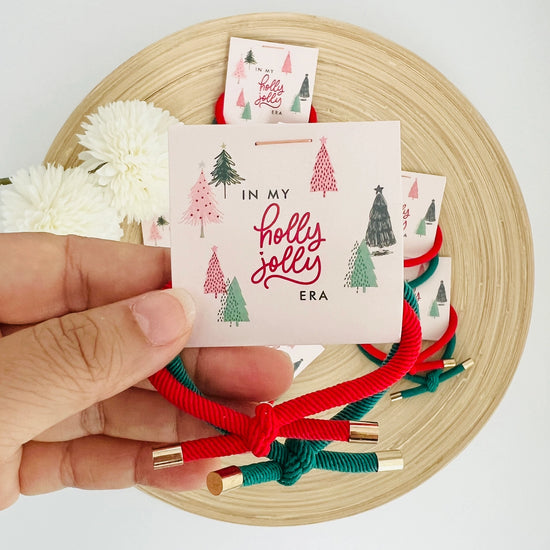 Holly Jolly Era Double Hair Tie - Multiple Options