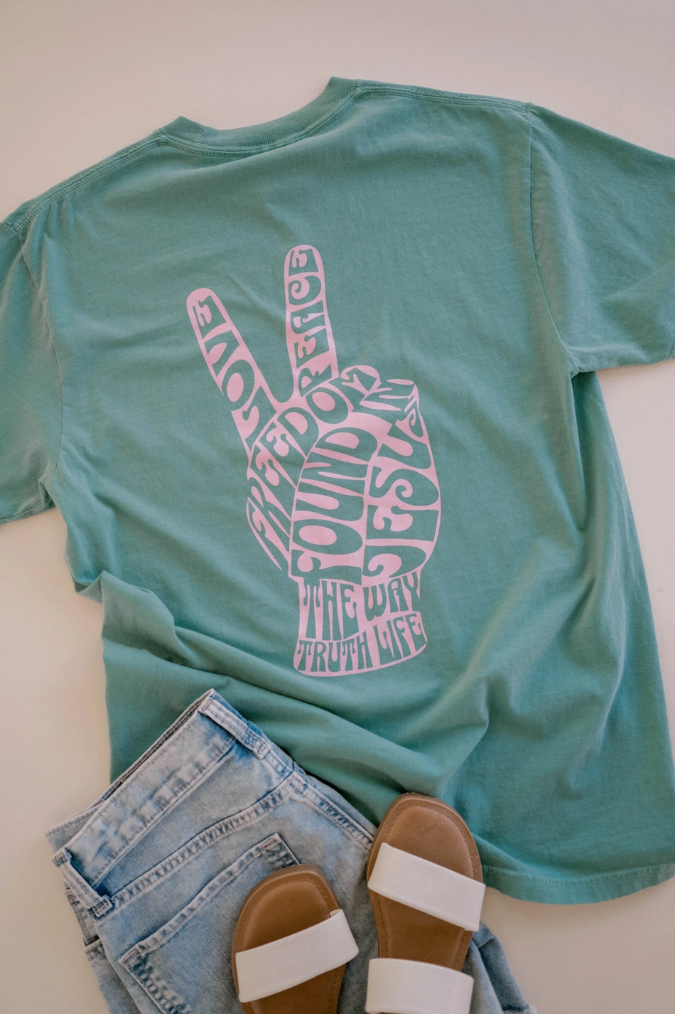 The Way Tee | Seafoam