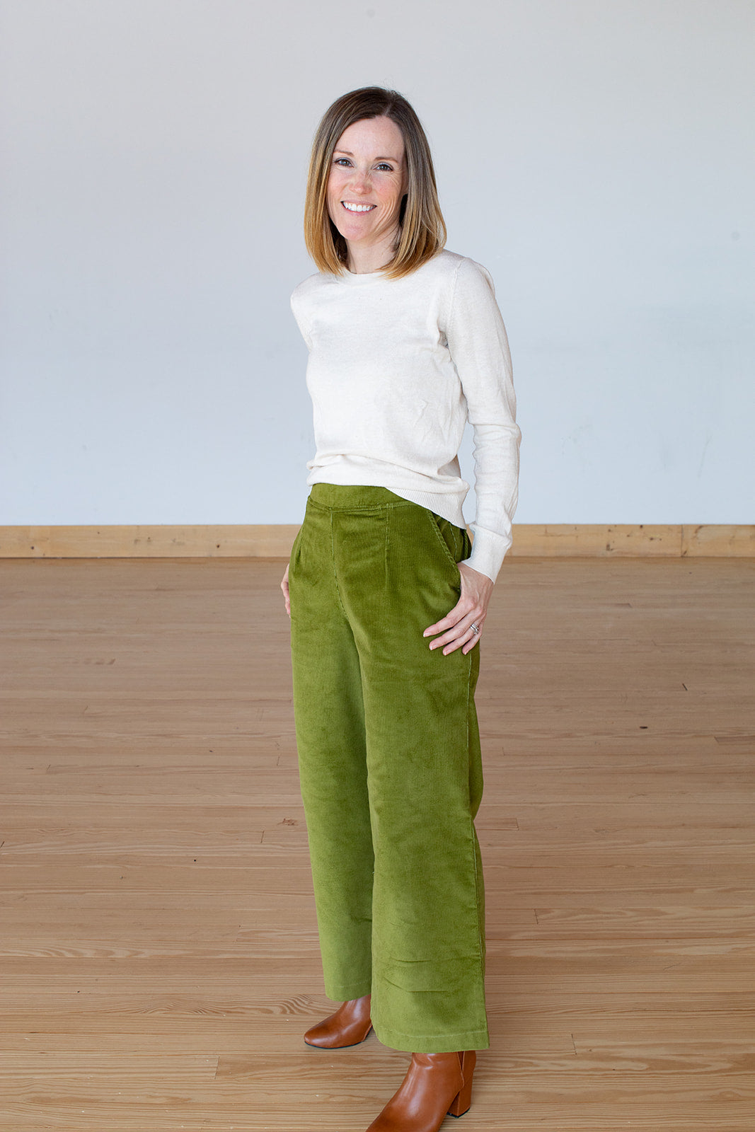 Wide Leg Pant - Jade