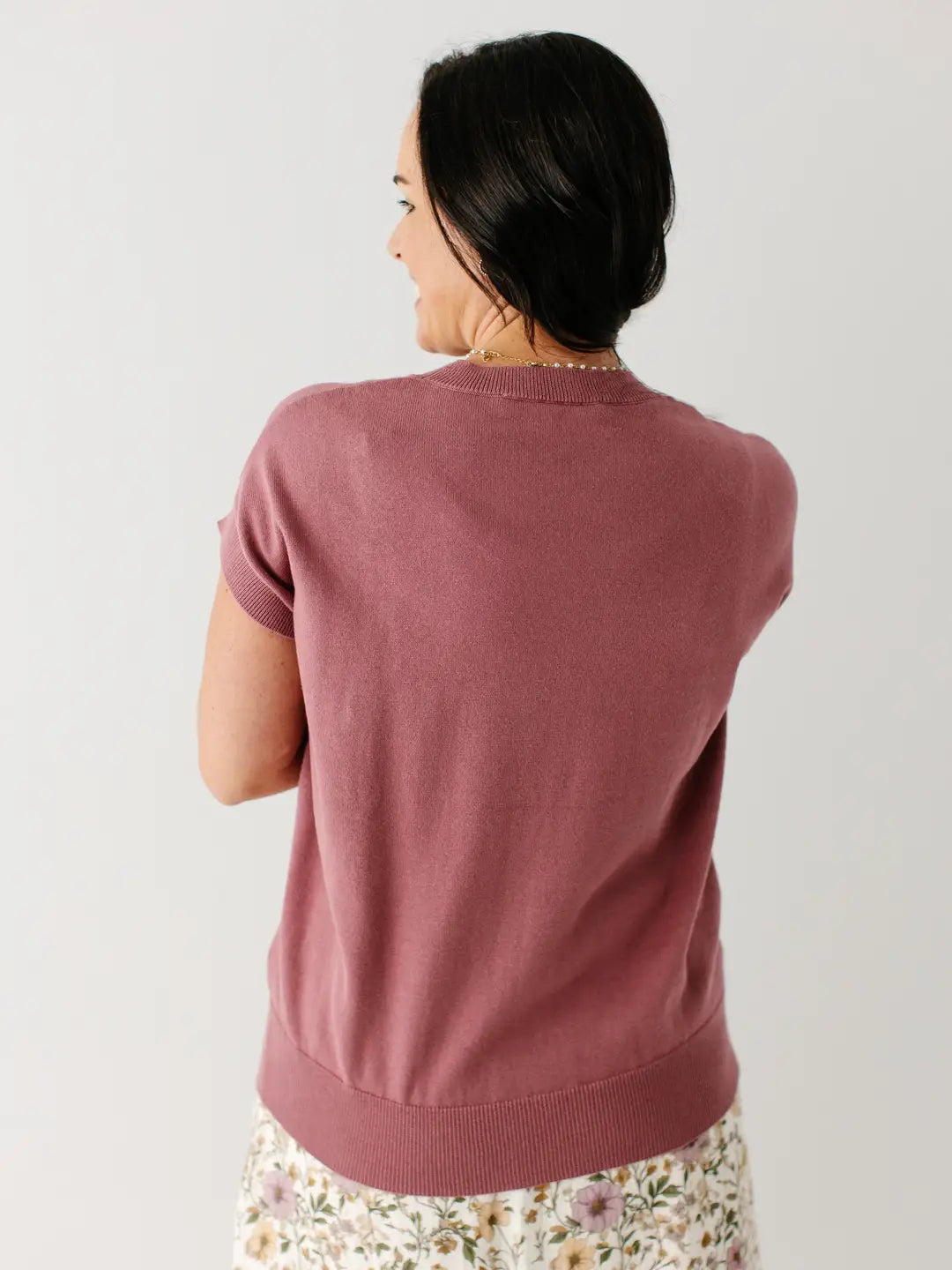 Meredith Classic Cotton Sweater Top