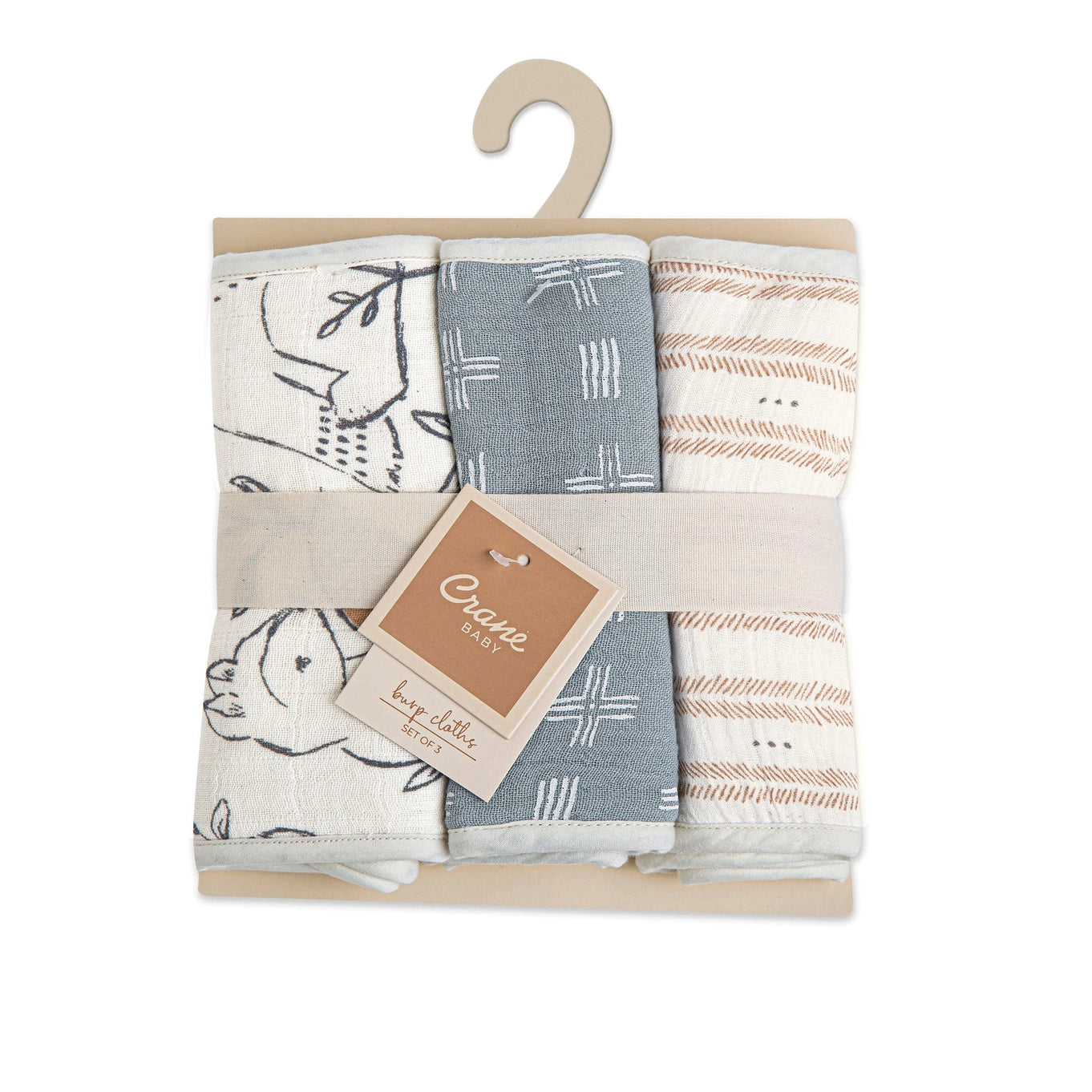 Ezra 3-pc. Burp Cloth Set