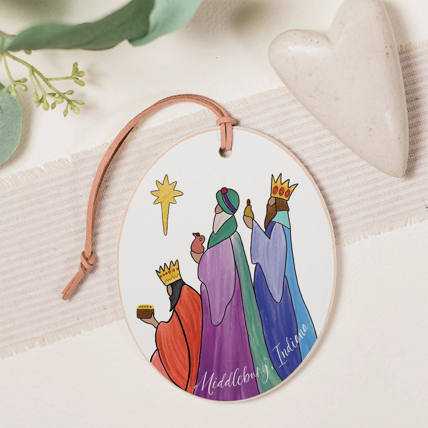 Three Wise Men Christmas Ornament - Middlebury, IN