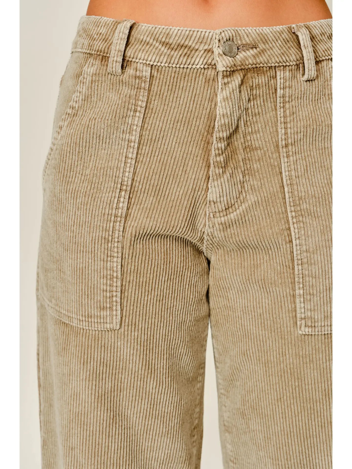 Corduroy Relax Fit Barrel Pants