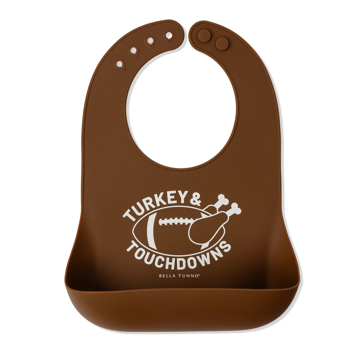 Turkeys and Touchdowns Bib