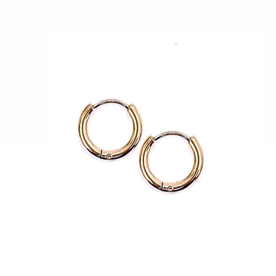 Eleanora Everyday Hoop - Gold