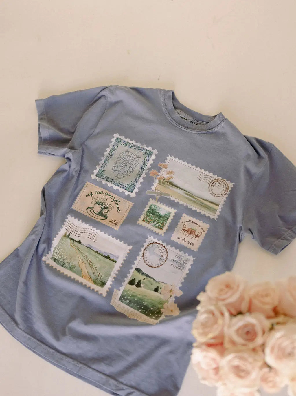Psalm 23 Stamp Graphic Tee