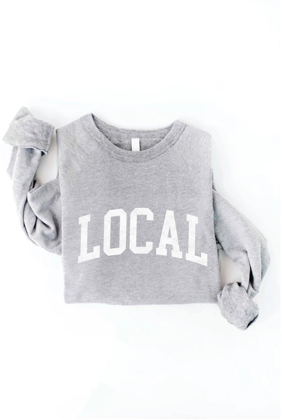 Local Graphic Sweatshirt - Heather Grey