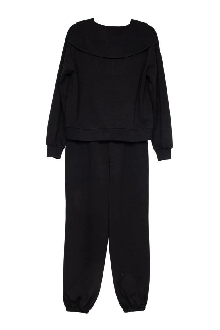 Black Scuba Pullover