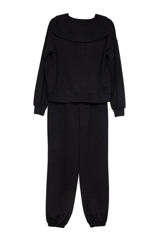 Black Scuba Pullover