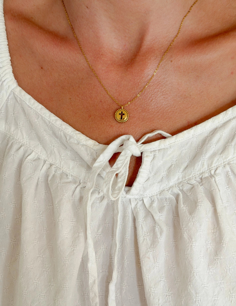 Living Hope Cross Link Necklace