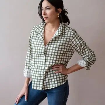 Forest Gingham Pali Top