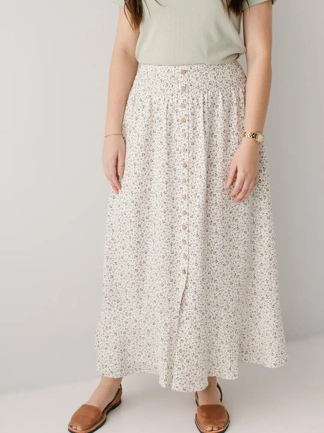 Ditsy Floral Maxi Skirt