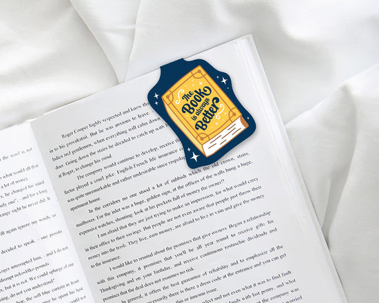 Magnetic Bookmark - Book is Always Better
