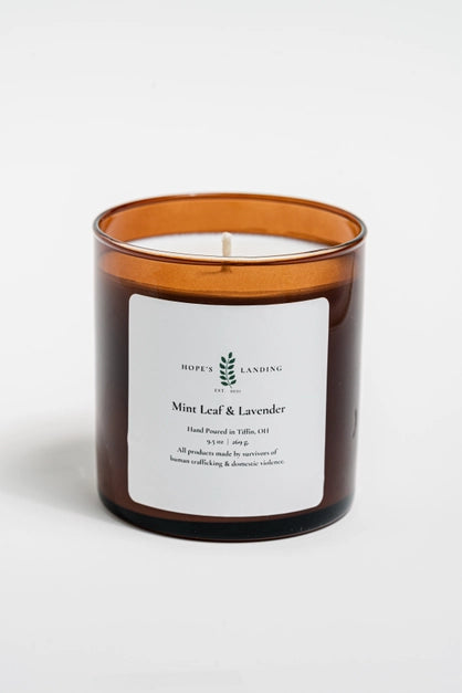 Mint Leaf & Lavender Candle