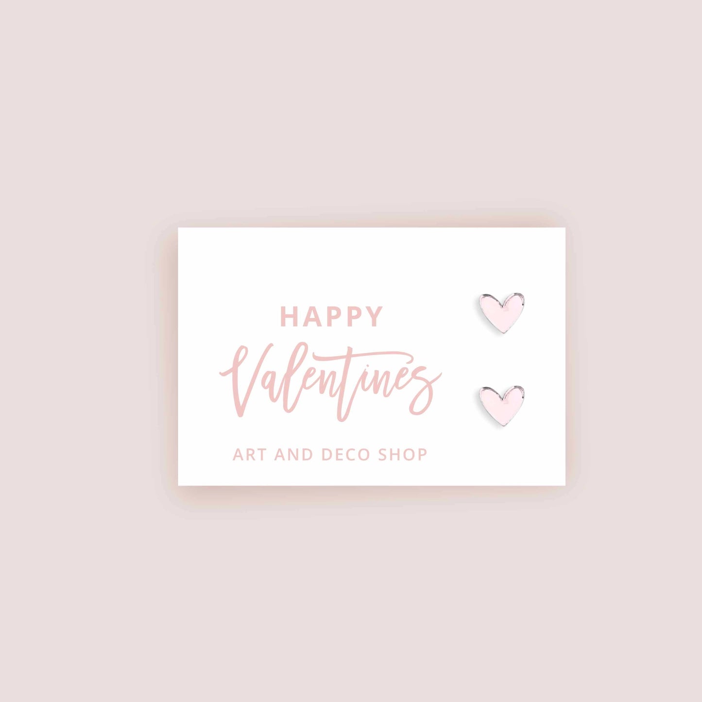 Happy Valentine's Stud Earrings