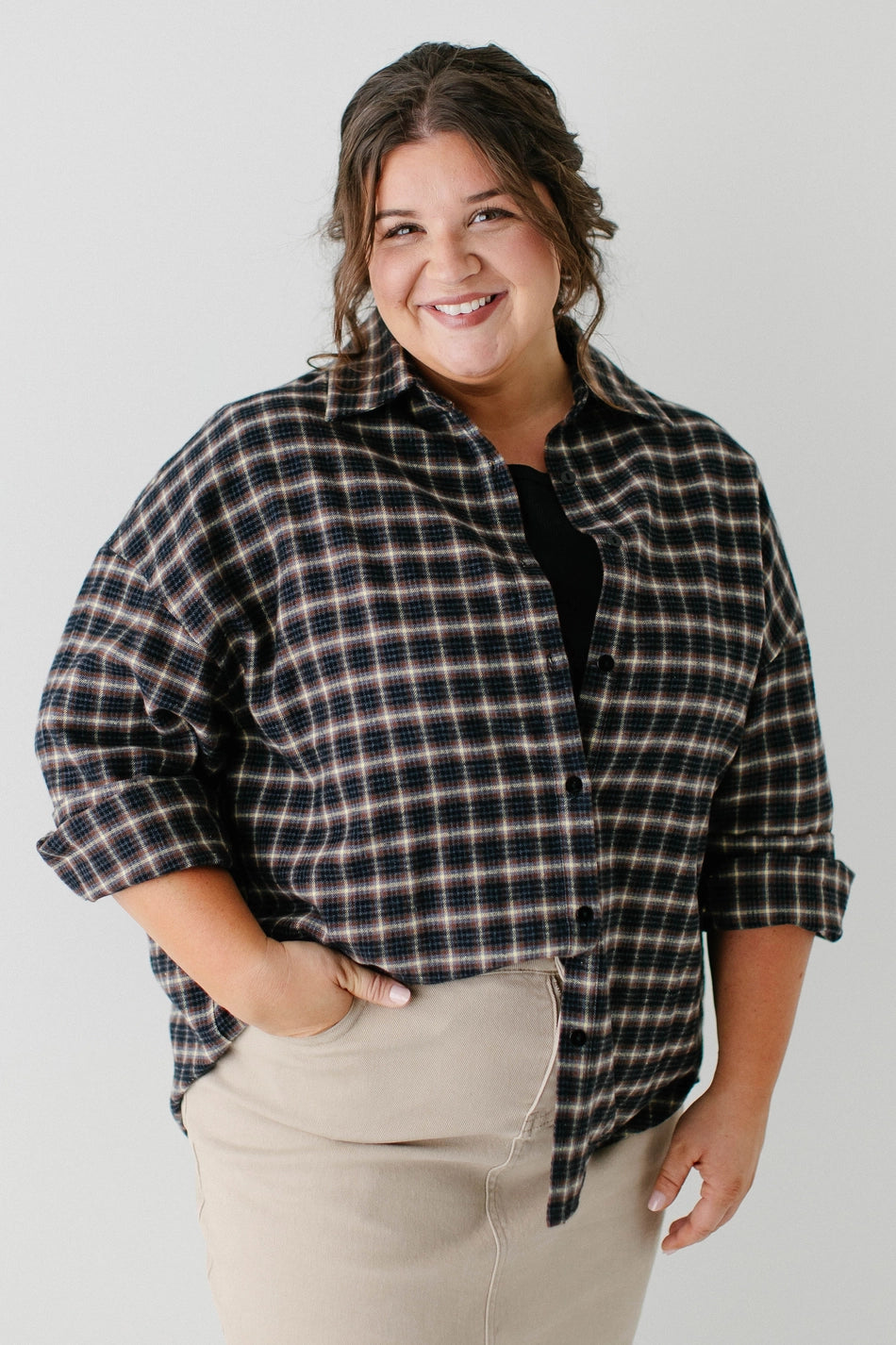 Dakota Plaid Flannel Shacket