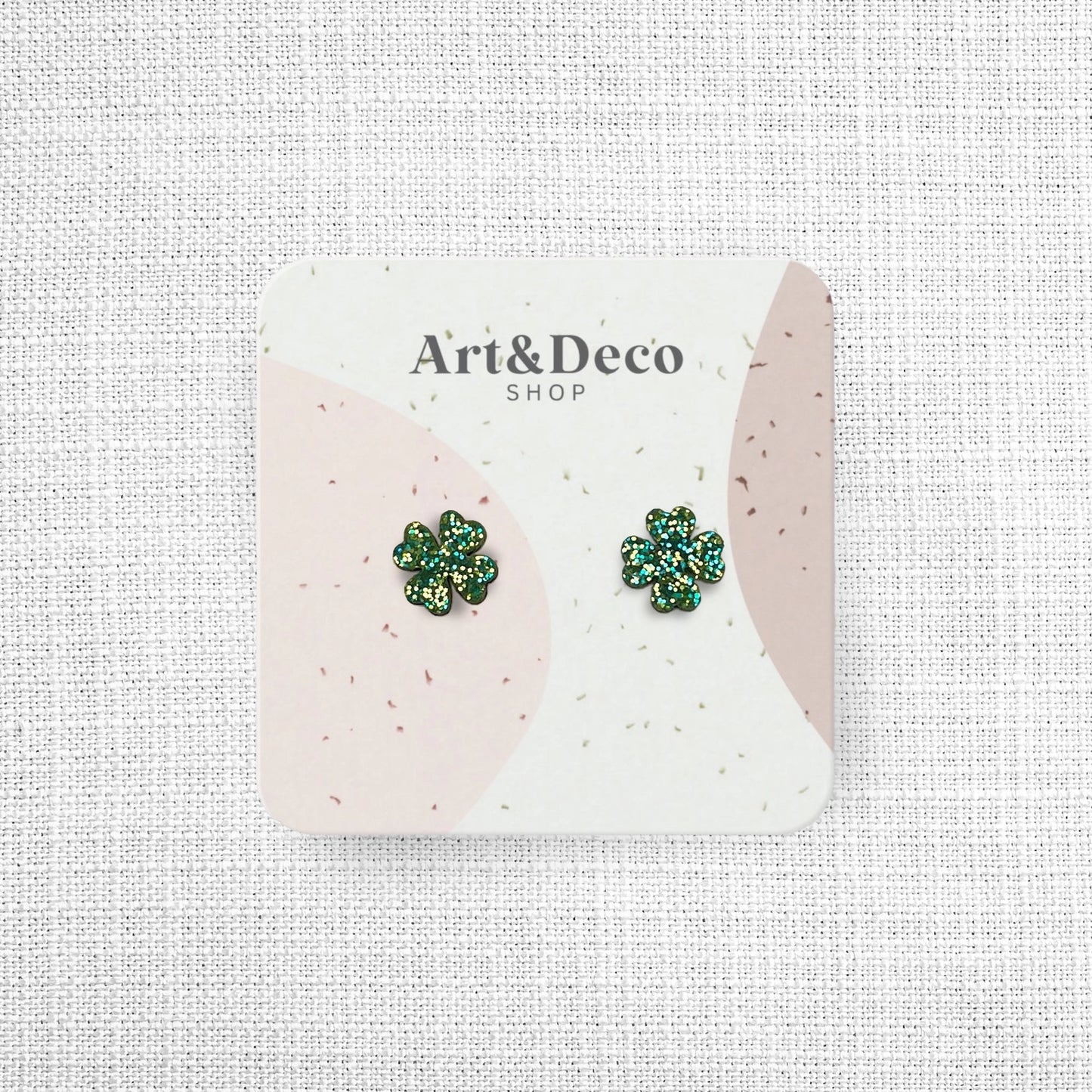 Shamrock Stud Earrings