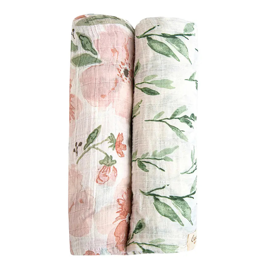 Parker Floral 2-pc. Swaddle Set