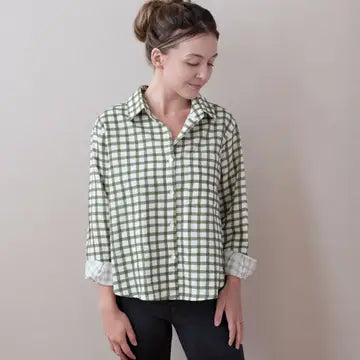 Forest Gingham Pali Top