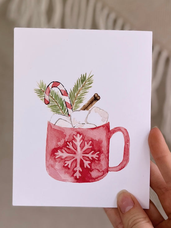 Holiday Watercolor Greeting Cards (5.5" x 4.25")