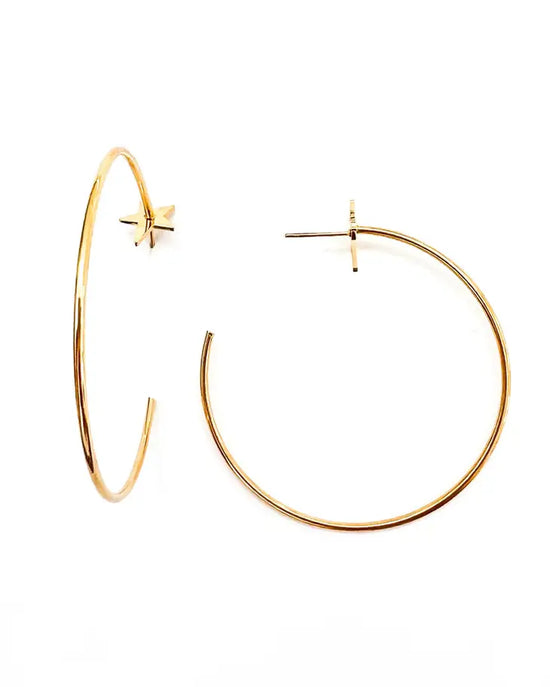 Efrin Star Stud Hoops