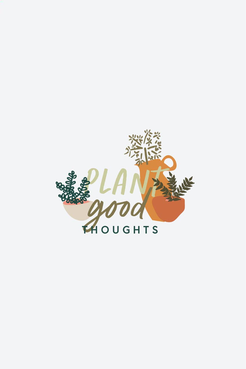Load image into Gallery viewer, Plant Good Thoughts Sticker
