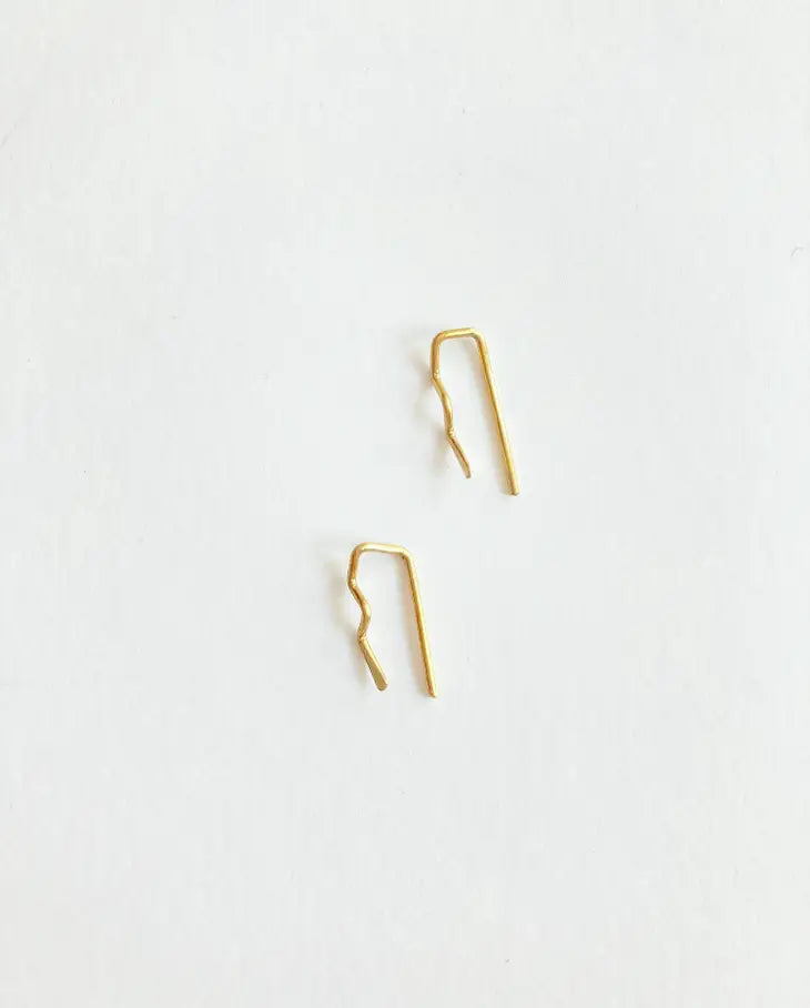 Zun Zuun Threader Earrings - Gold