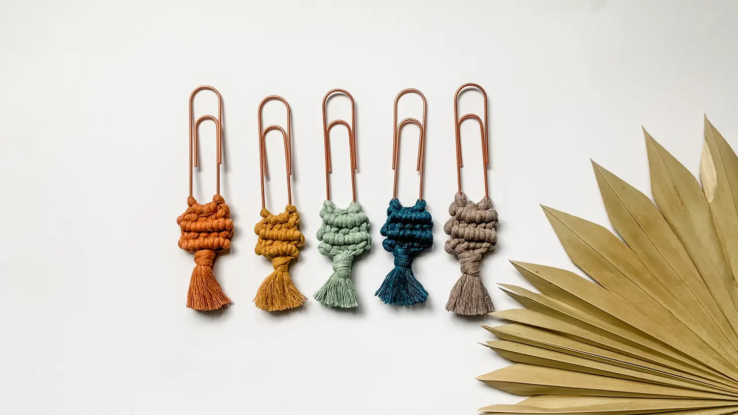 Macrame Bookmarks - Multiple Variations Available