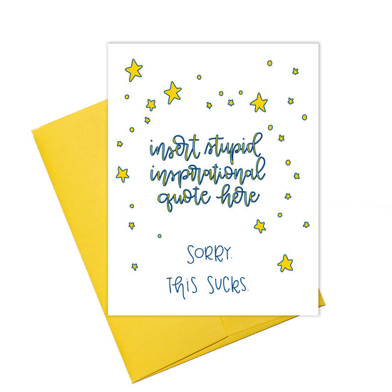 Sympathy / Get Well Soon Cards - Multiple Variations Available