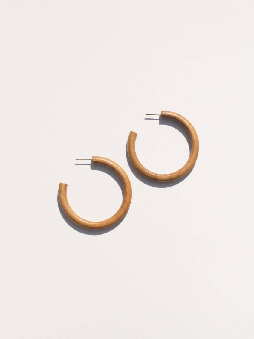 Wood Essential Hoops - Multiple Sizes Available