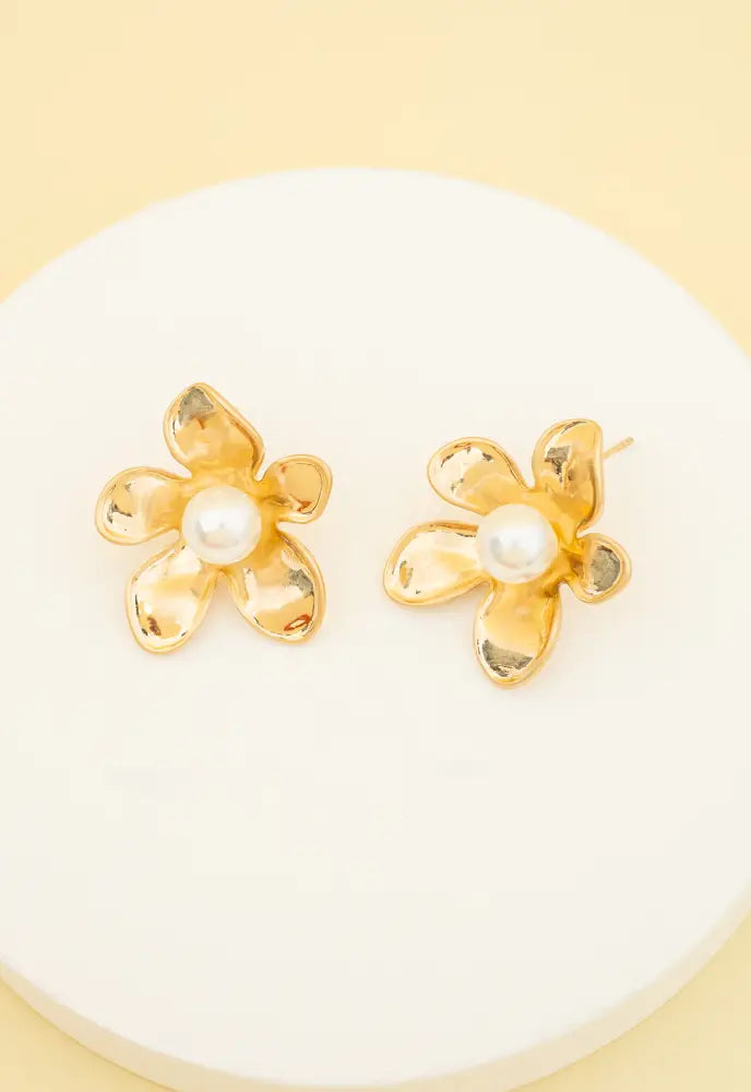 Hope in Bloom Earrings in Gold