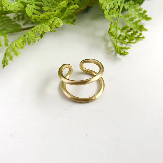 Load image into Gallery viewer, Double Arch Ring - Gold
