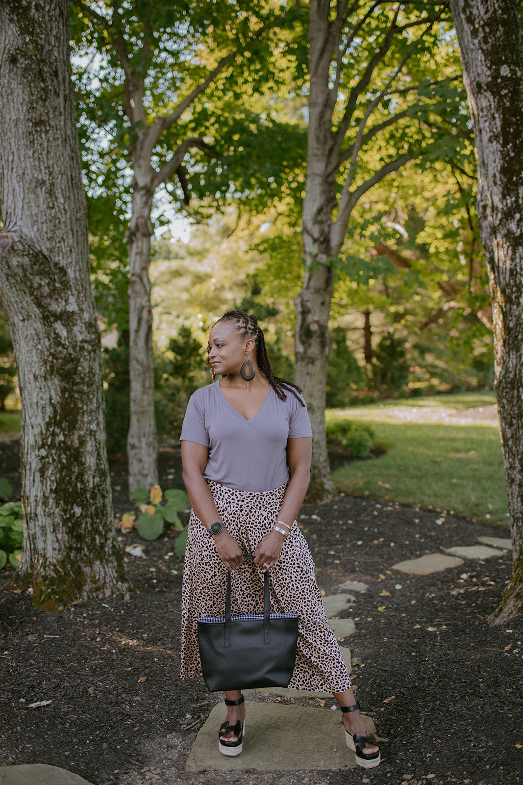 Leopard midi skirt clearance loft