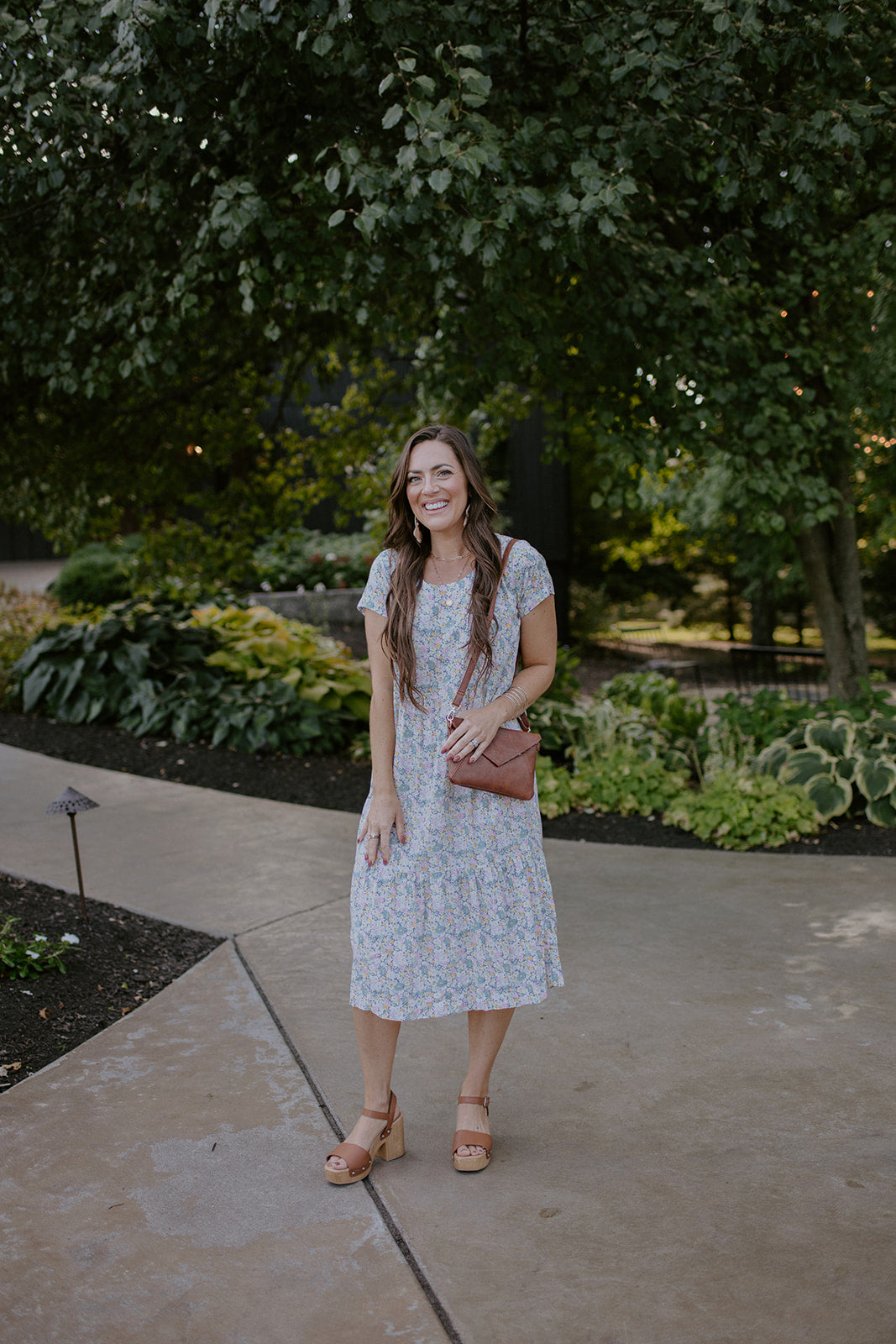 Tier Dress - Gerber Daisy