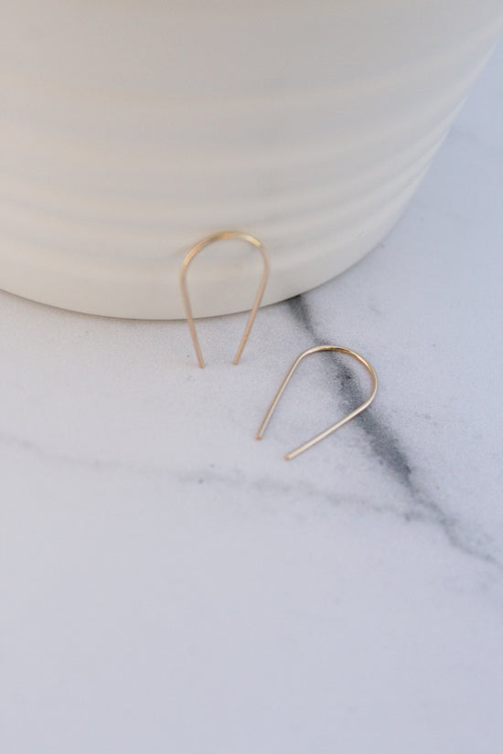 Palmer Arch Earrings - Gold