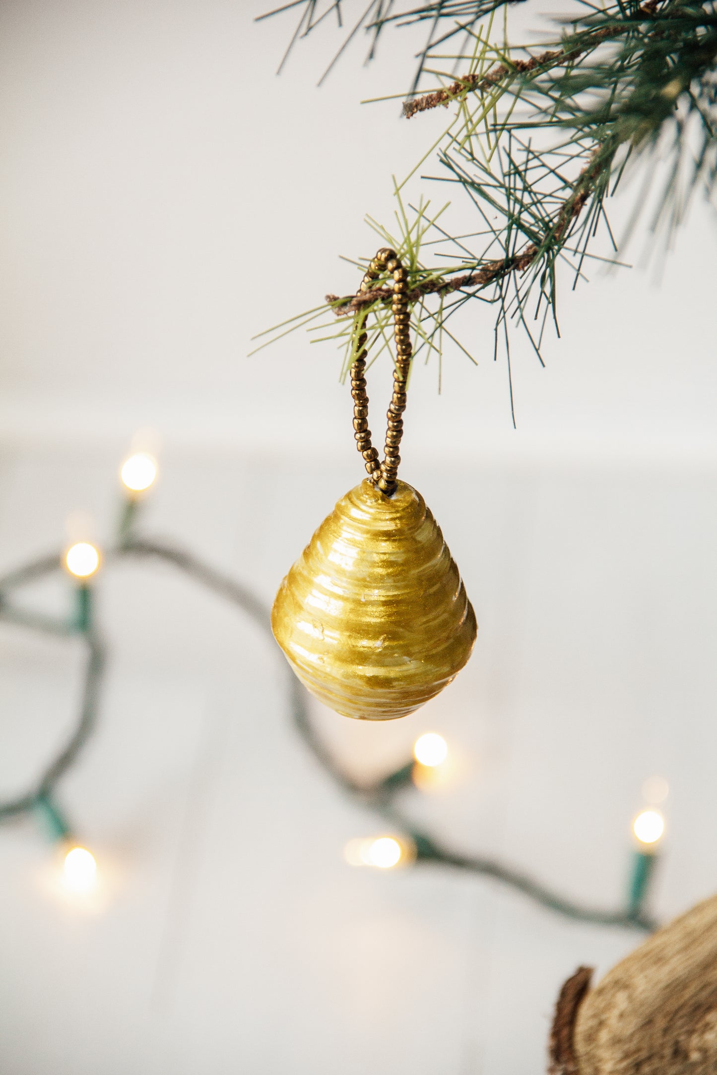 Paper Bead Ball Ornament - Multiple Colors Available