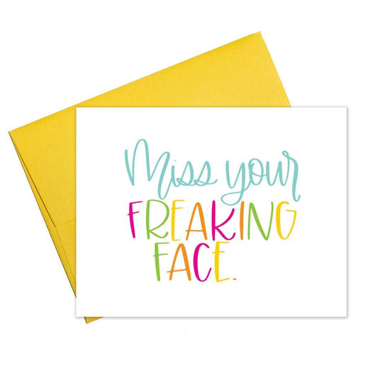 Miss You / Goodbye Cards - Multiple Variations Available