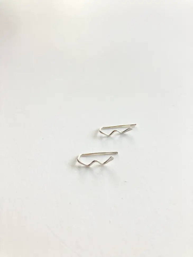 Zun Zuun Threader Earrings - Silver
